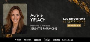 Aurélie Yiflach Tenenbaum sélectionnée parmi “Les 100 qui font le patrimoine” à l’occasion du dîner de gala du Grand Forum du Patrimoine 2026