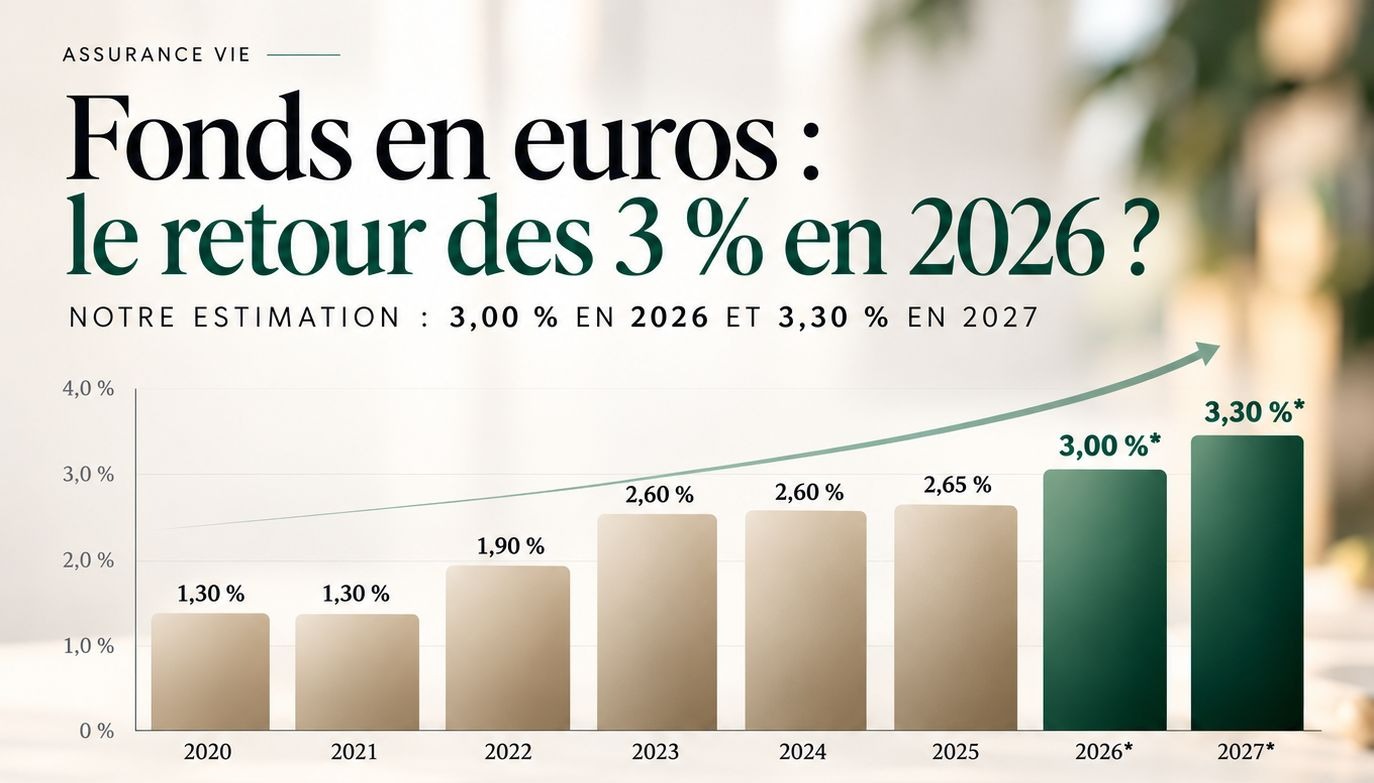 Fonds en euros : le retour des 3 % en 2026 ? Estimation Serenitys Patrimoine